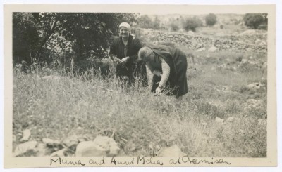 Sultana Abdo and Milia Sakakini, Jerusalem 