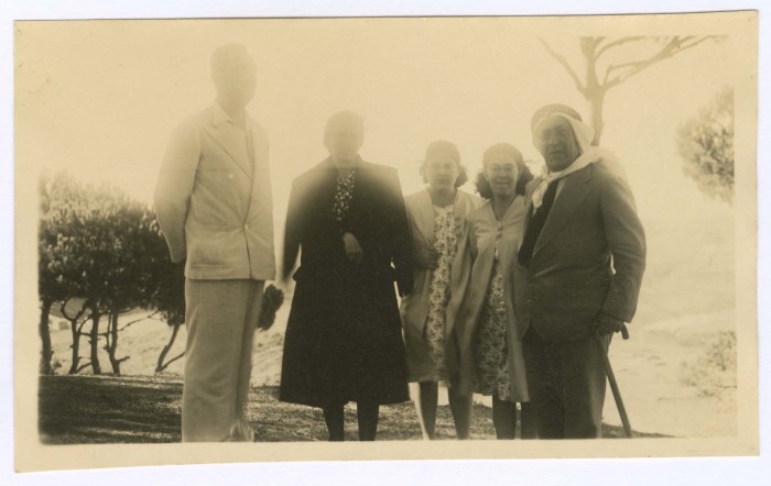 Khalil Sakakini and His Family, Lebanon Circa 1941