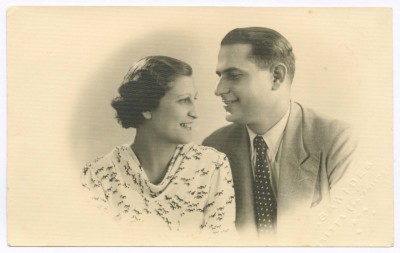 A Photograph of Najla Abdo and her Husband 