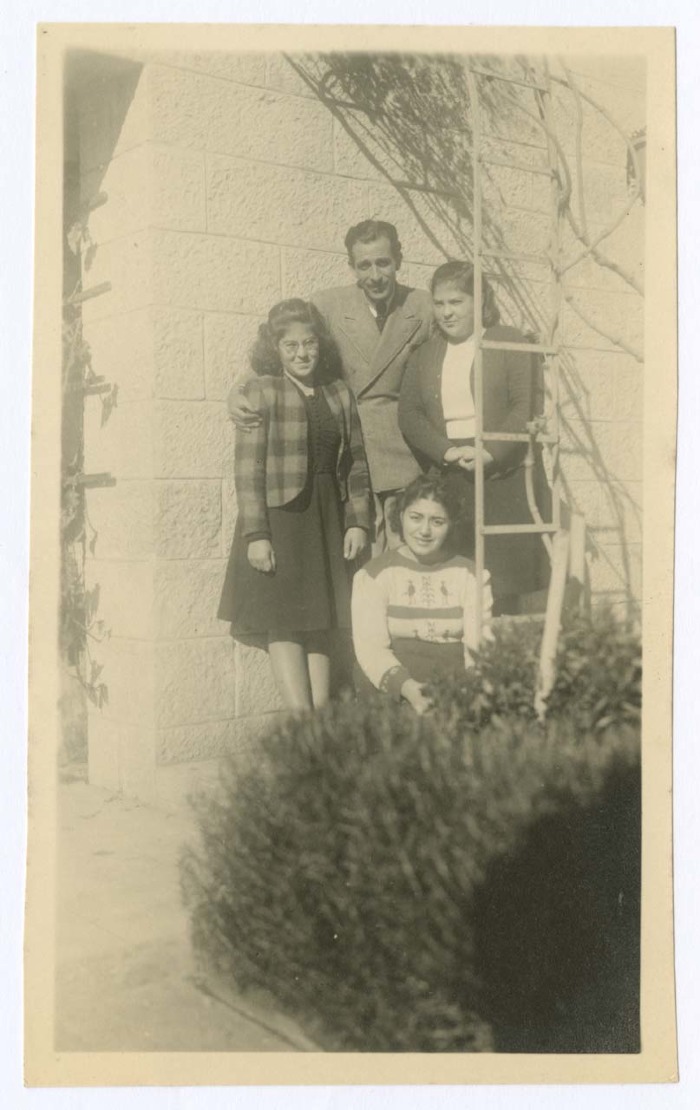 Domia and Hala Khalil Sakakini with Others