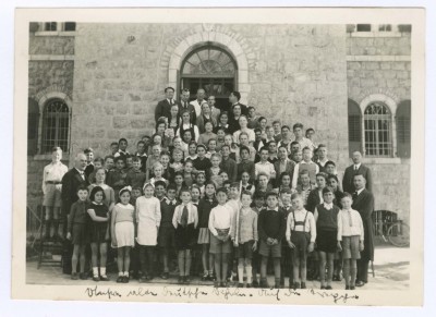 A Photograph of the German Colonial School Students in Jerusalem