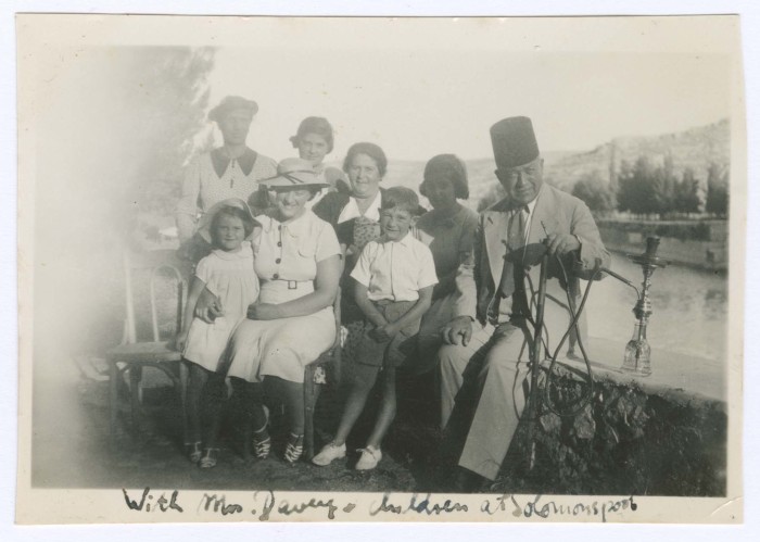 Khalil Sakakini, his Family and the Davey Family, Solomon Pools, Irtas 