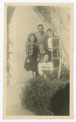 Domia and Hala Khalil Sakakini with Others