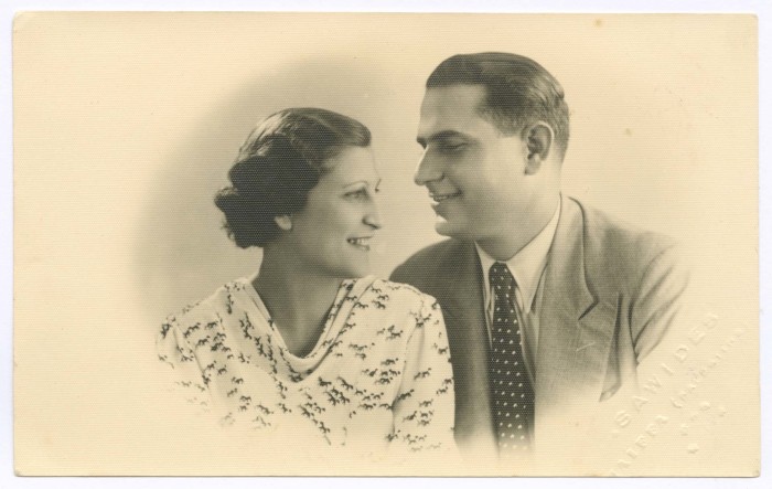 A Photograph of Najla Abdo and her Husband 
