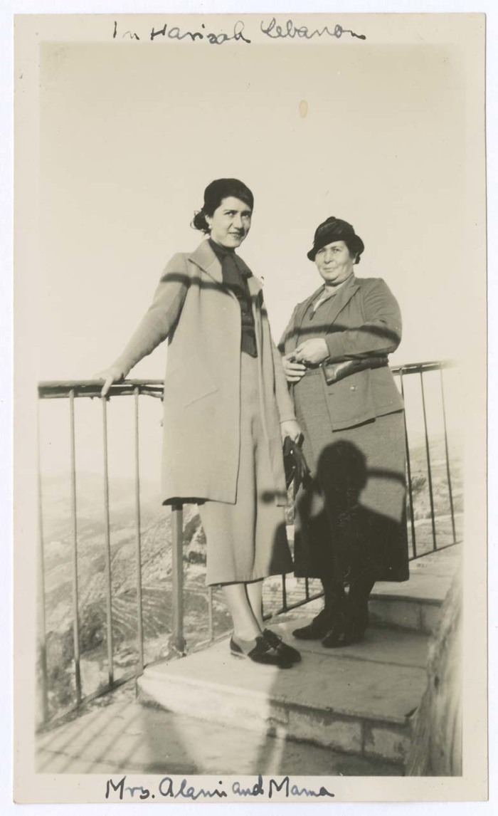 Sultana Abdo and Sadeyeh al-Jabri in Lebanon 