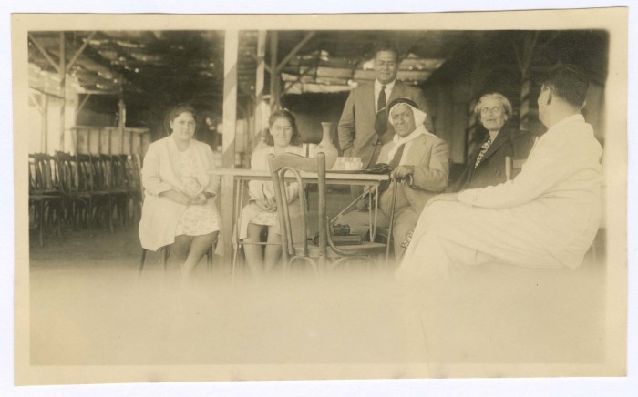Khalil Sakakini and His Family, Lebanon, 1941