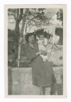 A Photograph of a Woman and a Child from Lamis abu Nahleh