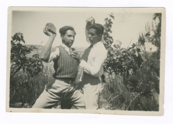 A Photograph of Two Men from Lamis abu Nahleh's Family 