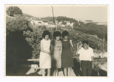 A Photograph of a Man and Three Women from Lamis abu Nahleh