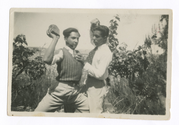 A Photograph of Two Men from Lamis abu Nahleh's Family 