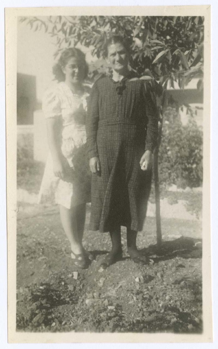 Domia Khalil Sakakini and Milia Sakakini