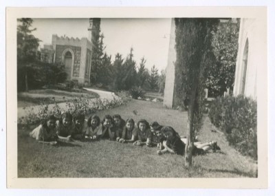 A Photograph of a Group of the American College Students, Beirut 