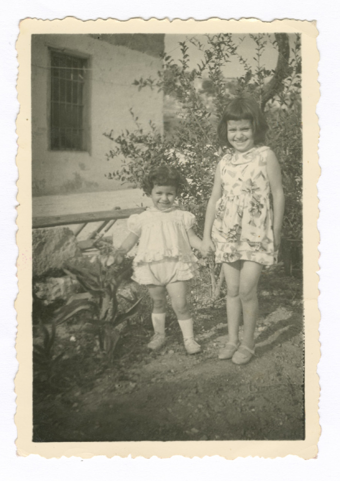 A Photograph of Two Children from Lamis abu Nahleh's Family
