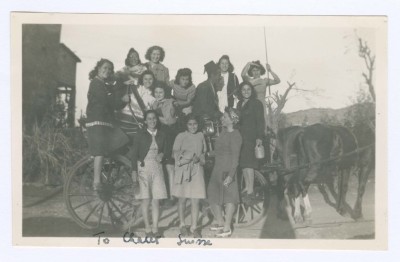 A Photograph of a Group of the American Girls College in Beirut Students  