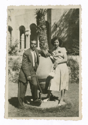 A Photograph of a Married Couple from Lamis abu Nahleh