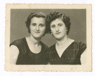 A Photograph of Two Women from Lamis abu Nahleh