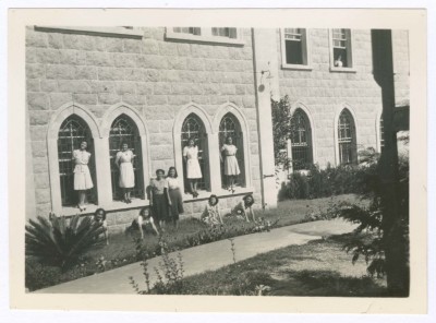 A Photograph of Some of the American Girls College in Beirut Students 