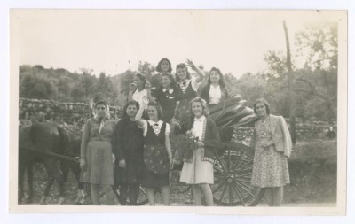 A Photograph of a Group of the American Girls College in Beirut Students  