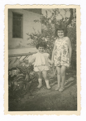 A Photograph of Two Children from Lamis abu Nahleh