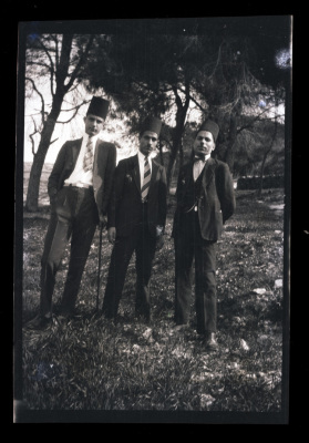 A Photograph of Three Men from Lamis abu Nahleh