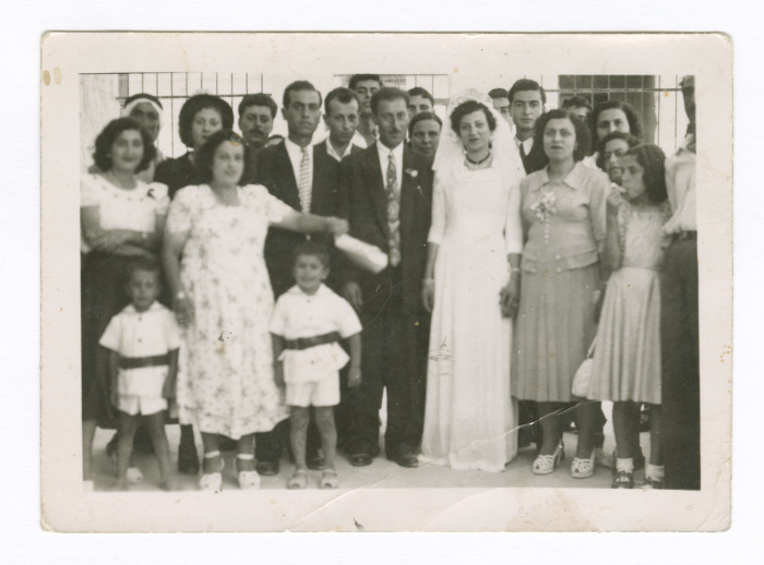 A Photograph of a Group of People from Lamis abu Nahleh's Family
