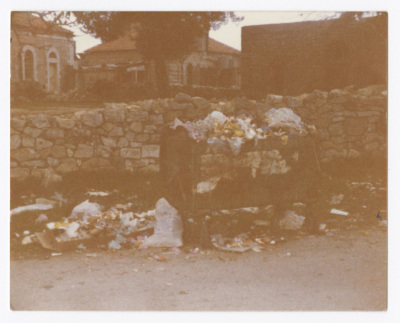A Photograph of a Street and Old Houses, Rawan Harb Collection 