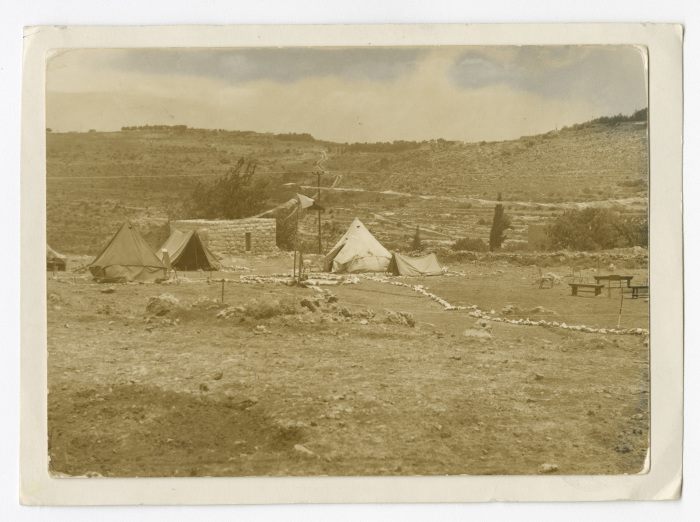 A Photograph of a Scout Campsite
