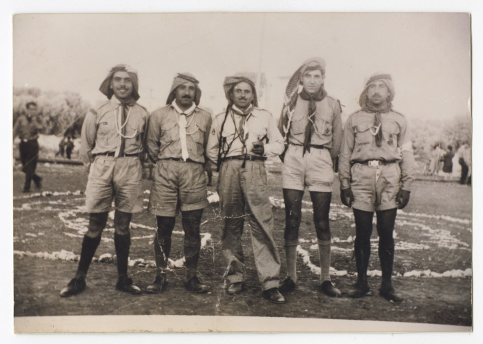 A Photograph of a Group of Scouts