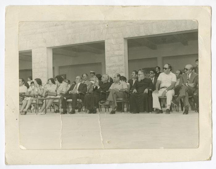 A Photograph of the Audience at a Show by the Papal Scout Troop of Beit Jala