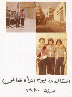 Three Photographs of Scout Members during the Celebrations of International Women