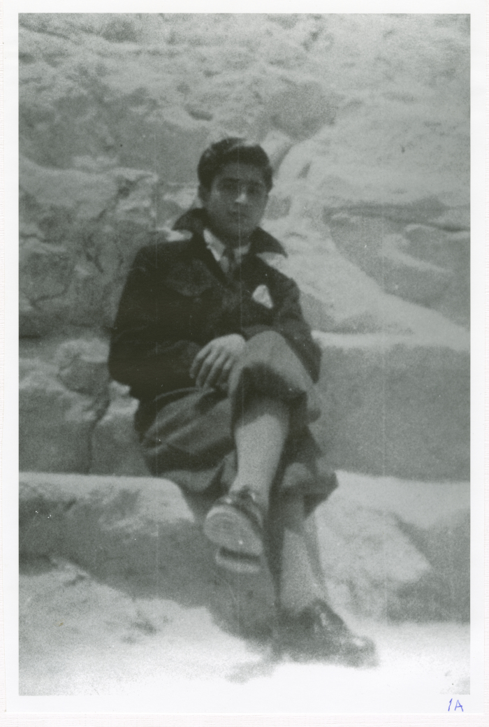 A Photograph of a Deacon with Other Members of the Papal Scout Troop of Beit Jala, 1981