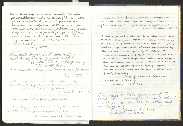 Rawdat El-Zuhur's Visitors Book 