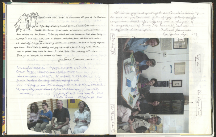 Rawdat El-Zuhur's Visitors Book 