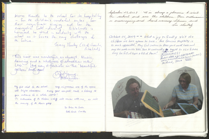 Rawdat El-Zuhur's Visitors Book 