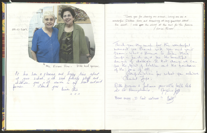 Rawdat El-Zuhur's Visitors Book 