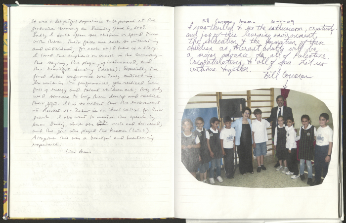 Rawdat El-Zuhur's Visitors Book 