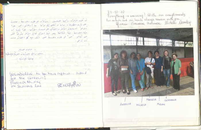 Rawdat El-Zuhur's Visitors Book 