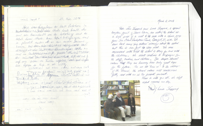 Rawdat El-Zuhur's Visitors Book 