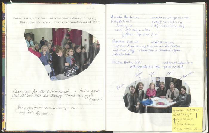 Rawdat El-Zuhur's Visitors Book 