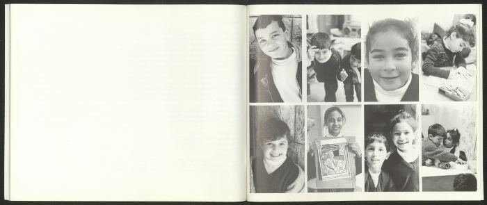 كتيب يحوي معلومات حول روضة الزهور وطلابها