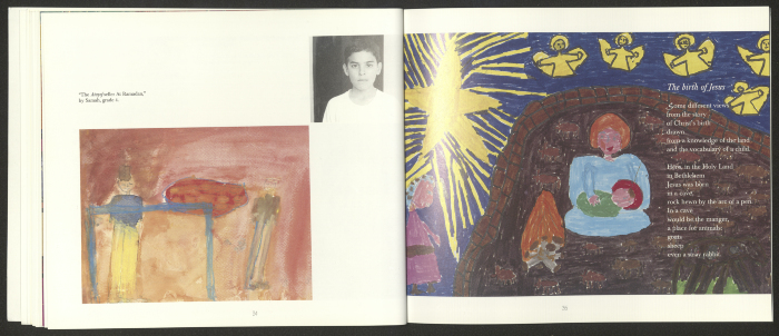 كتيب يحوي معلومات حول روضة الزهور وطلابها