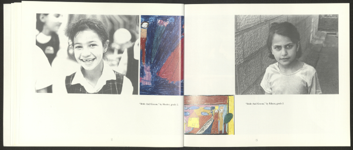 كتيب يحوي معلومات حول روضة الزهور وطلابها