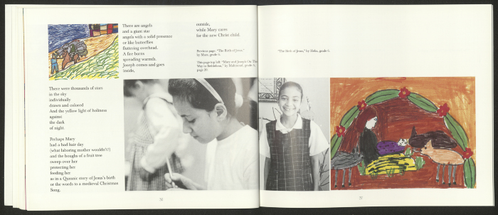 كتيب يحوي معلومات حول روضة الزهور وطلابها