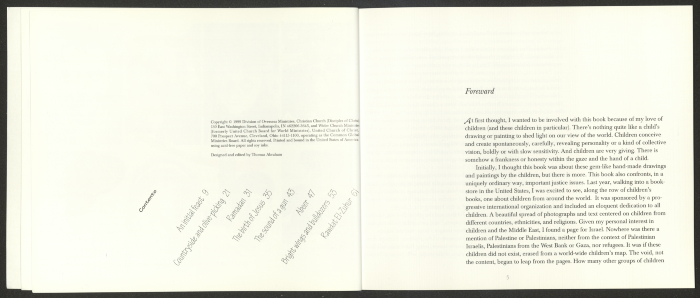 كتيب يحوي معلومات حول روضة الزهور وطلابها