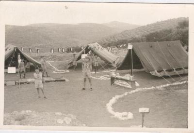 صورة من مخيم كشفي تابع لسرية رام الله الأولى