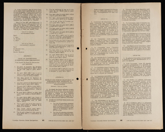 1949 Armistice Agreement, February 1949 