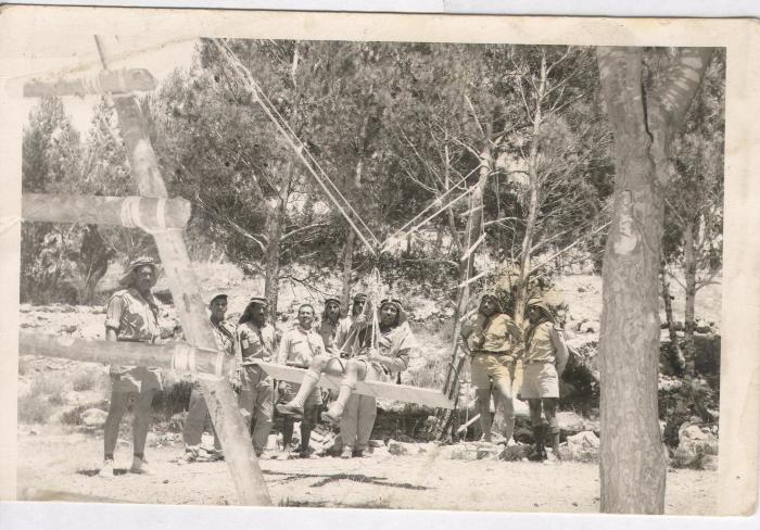 صورة من مخيم كشفي تابع لسرية رام الله الأولى