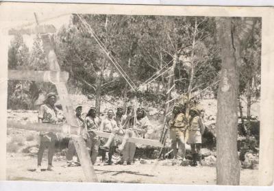 صورة من مخيم كشفي تابع لسرية رام الله الأولى