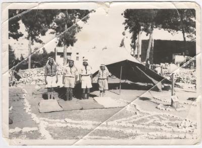 صورة من مخيم كشفي تابع لسرية رام الله الأولى