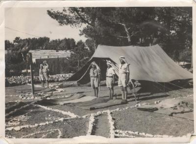 صورة من مخيم كشفي تابع لسرية رام الله الأولى